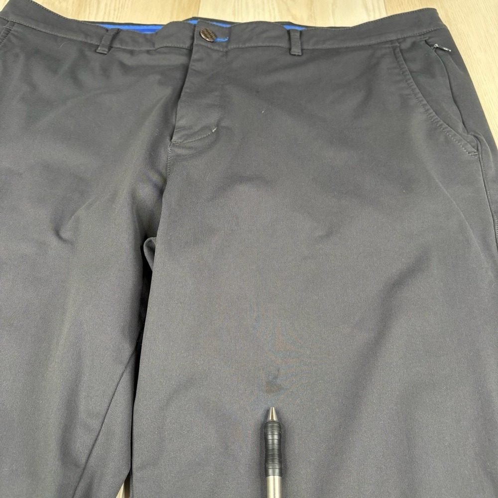 Twillory Tailored Fit Stretch Performance Casual Pants Gray Mens Size 38x30 - Picture 8 of 12